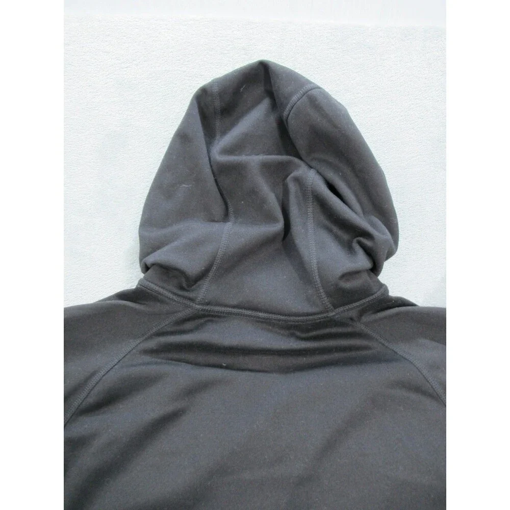 The North Face Jacket Mens Medium Black Hooded Fleece Lined Full Zip w/Pockets